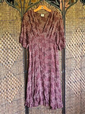 XL Ulf Andersson 1940’s Style Patterned Dress
